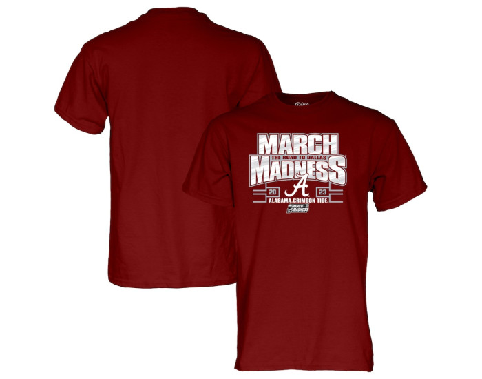  Alabama Crimson Tide Blue 84 2023 NCAA Women's Basketball Tournament March Madness T-Shirt - Crimson