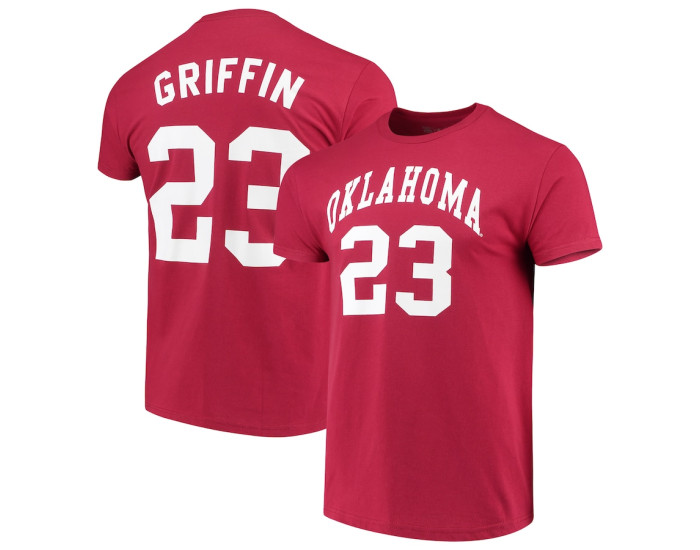 Blake Griffin Oklahoma Sooners Original Retro Brand Alumni Basketball Jersey T-Shirt - Crimson