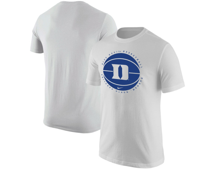 Duke Blue Devils Nike Basketball Logo T-Shirt - White
