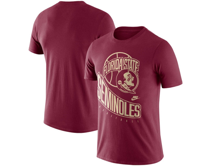 Florida State Seminoles Nike Retro Basketball T-Shirt - Garnet