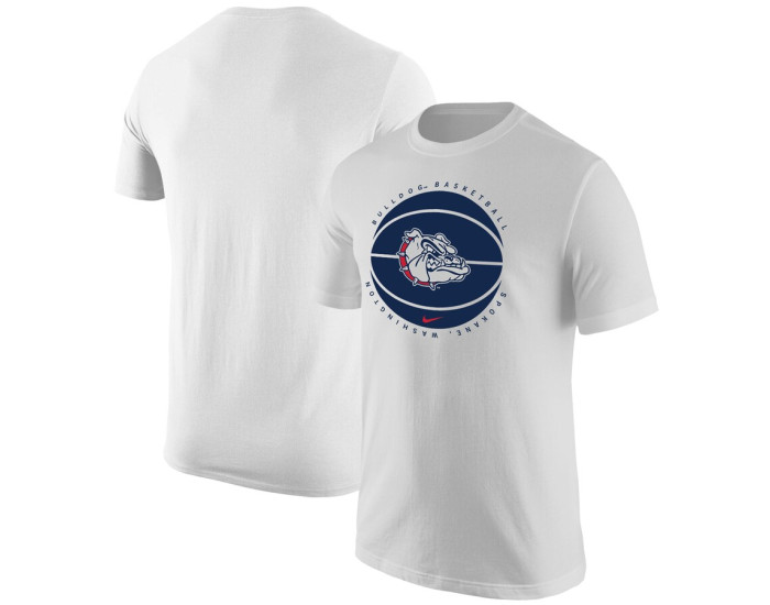 Gonzaga Bulldogs Nike Basketball Logo T-Shirt - White