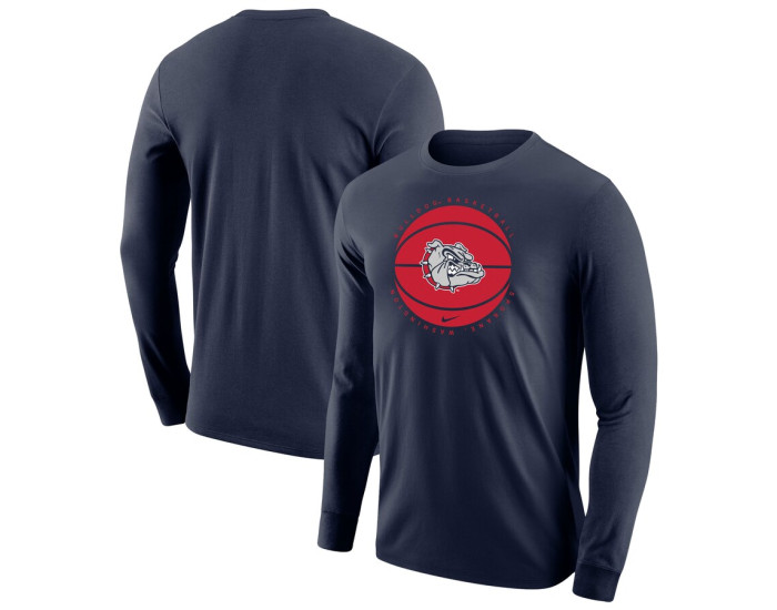 Gonzaga Bulldogs Nike Basketball Long Sleeve T-Shirt - Navy