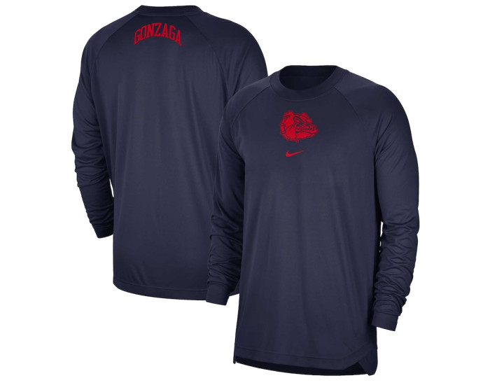 Gonzaga Bulldogs Nike Basketball Spotlight Performance Raglan T-Shirt - Navy
