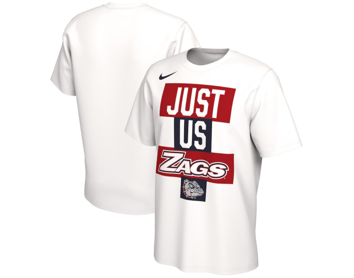 Gonzaga Bulldogs Nike Just Us Bench Legend T-Shirt - White