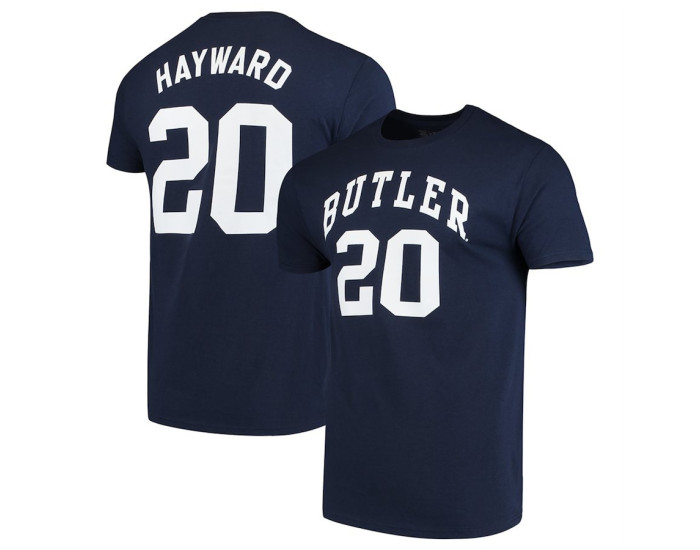 Gordon Hayward Butler Bulldogs Original Retro Brand Alumni Basketball Jersey T-Shirt - Navy