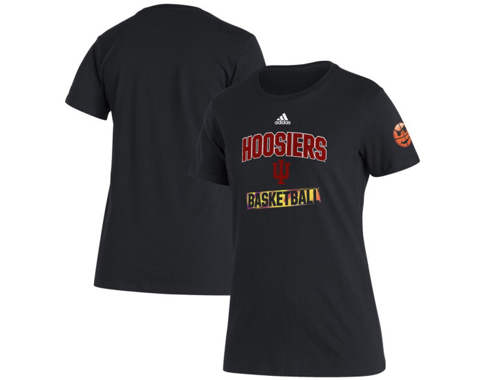 Indiana Hoosiers adidas Women's Bench T-Shirt - Black