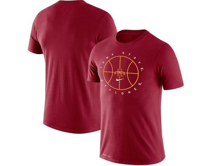 Iowa State Cyclones Nike Basketball Icon Legend Performance T-Shirt - Cardinal