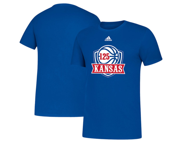 Kansas Jayhawks adidas 125th Season Basketball Amplifier T-Shirt - Royal