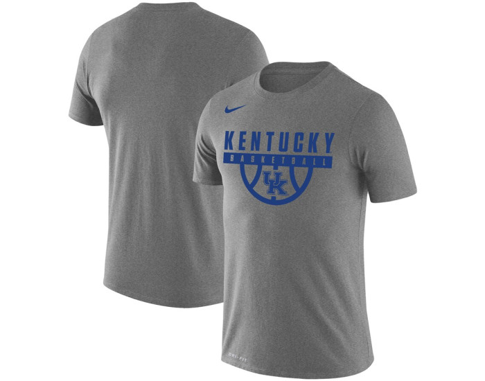 Kentucky Wildcats Nike Basketball Drop Legend Performance T-Shirt - Heathered Gray
