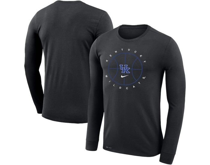 Kentucky Wildcats Nike Basketball Icon Legend Performance Long Sleeve T-Shirt - Black