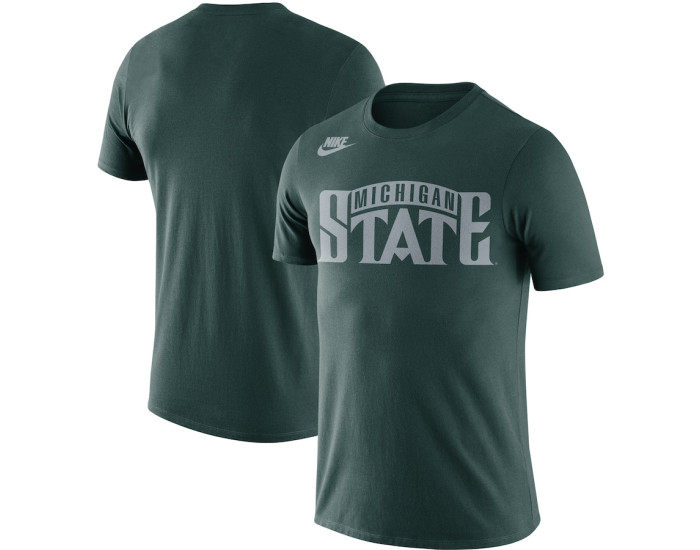 Michigan State Spartans Nike Basketball Retro 2-Hit T-Shirt - Green