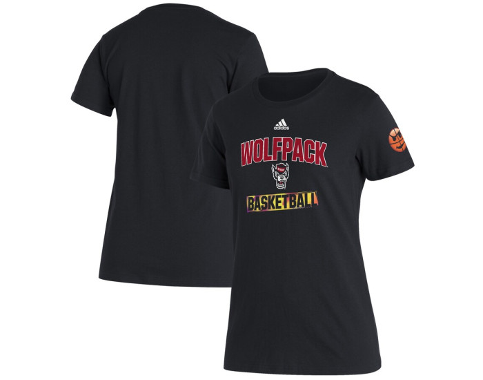 NC State Wolfpack adidas Women's Bench T-Shirt - Black