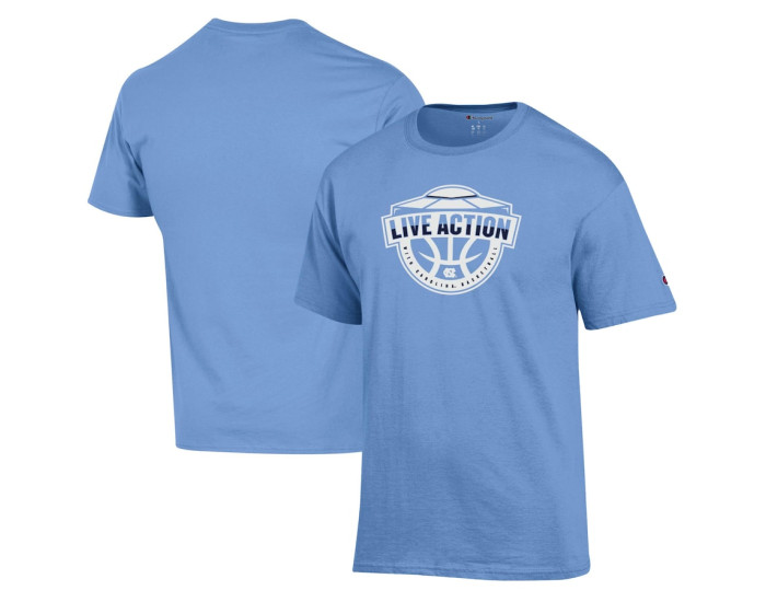 North Carolina Tar Heels Champion Live Action Basketball T-Shirt - Carolina Blue