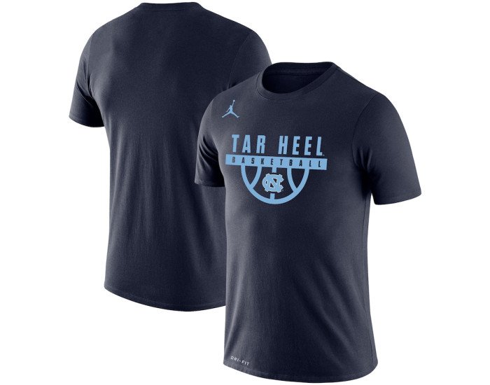 North Carolina Tar Heels Jordan Brand Basketball Drop Legend Performance T-Shirt - Navy