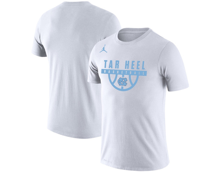 North Carolina Tar Heels Jordan Brand Basketball Drop Legend Performance T-Shirt - White