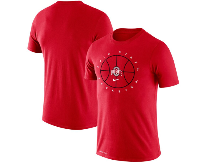 Ohio State Buckeyes Nike Basketball Icon Legend Performance T-Shirt - Scarlet