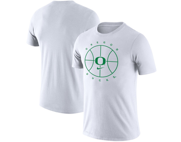 Oregon Ducks Nike Basketball Icon Legend Performance T-Shirt - White