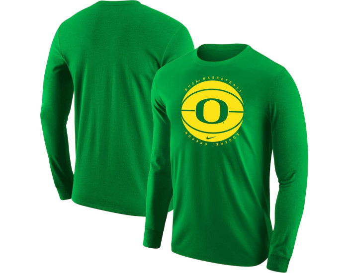 Oregon Ducks Nike Basketball Long Sleeve T-Shirt - Green
