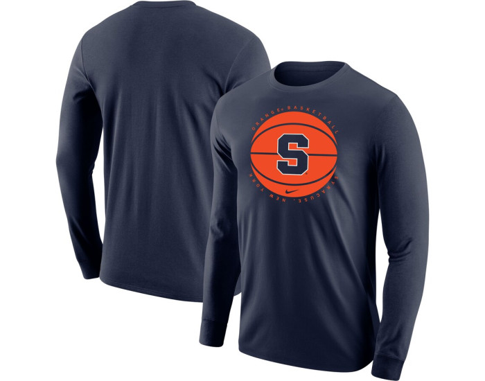 Syracuse Orange Nike Basketball Long Sleeve T-Shirt - Navy