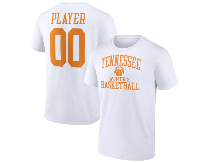Tennessee Volunteers Fanatics Branded Women's Basketball Pick-A-Player NIL Gameday Tradition T-Shirt - White