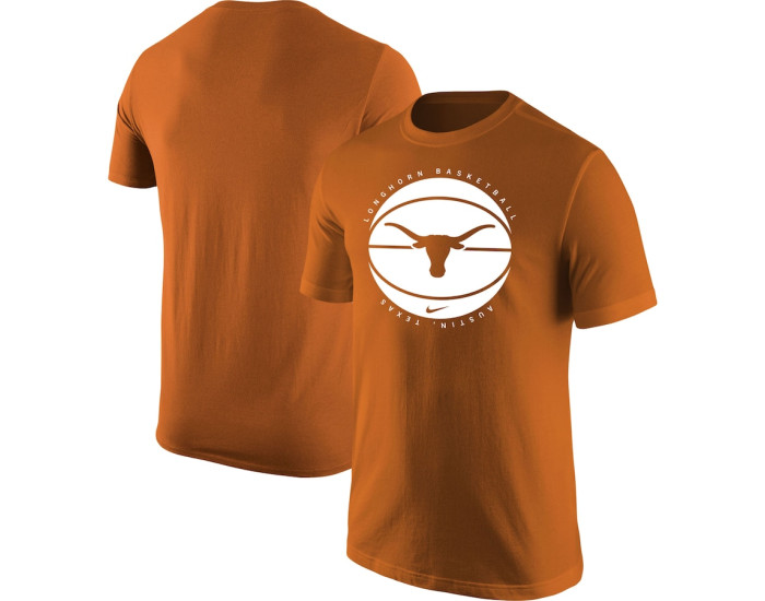 Texas Longhorns Nike Basketball Logo T-Shirt - Burnt Orange