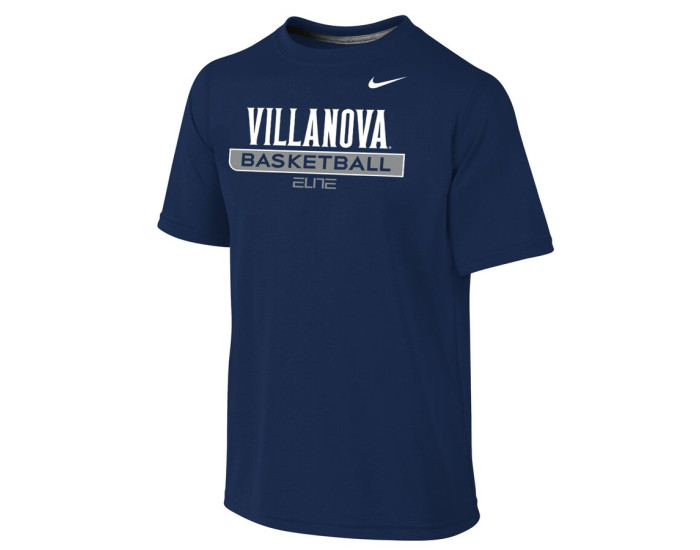 Villanova Wildcats Nike Youth Basketball Legend Practice Performance T-Shirt - Navy