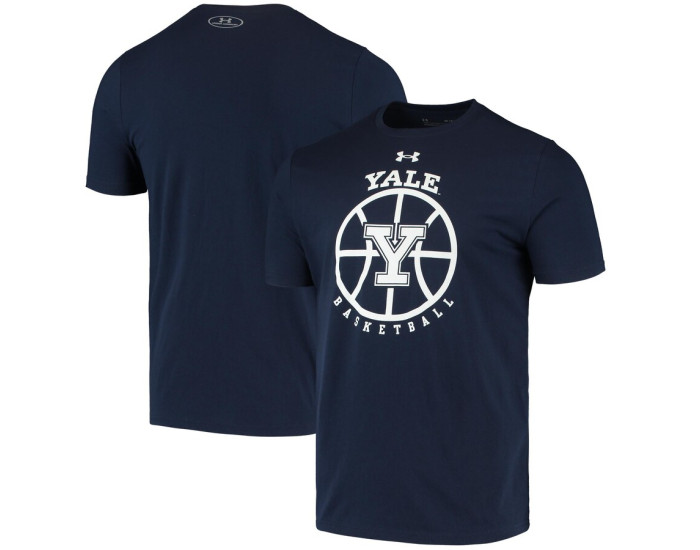 Yale Bulldogs Under Armour Logo Basketball T-Shirt - Navy