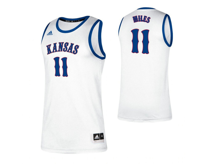 Youth Kansas Jayhawks #11 Aaron Miles White Authentic College Basketball Jersey