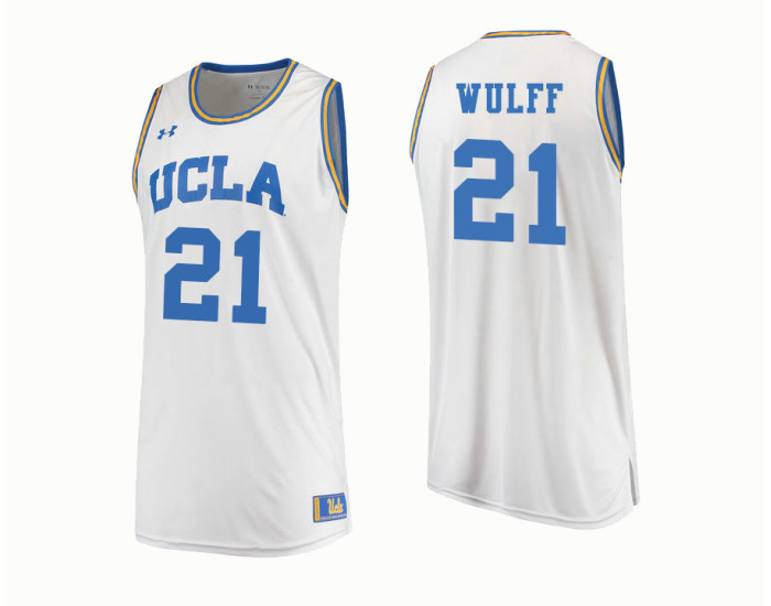 Youth UCLA Bruins #21 Alec Wulff Authentic College Basketball Jersey White