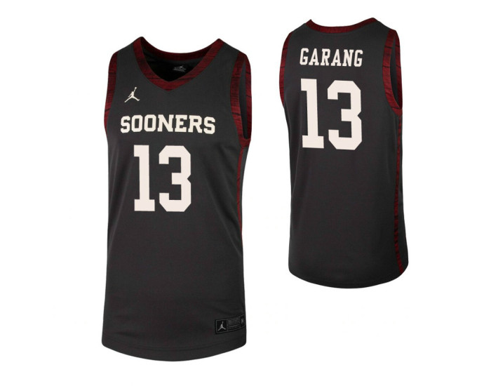 Youth Anyang Garang Authentic College Basketball Jersey Anthracite Oklahoma Sooners