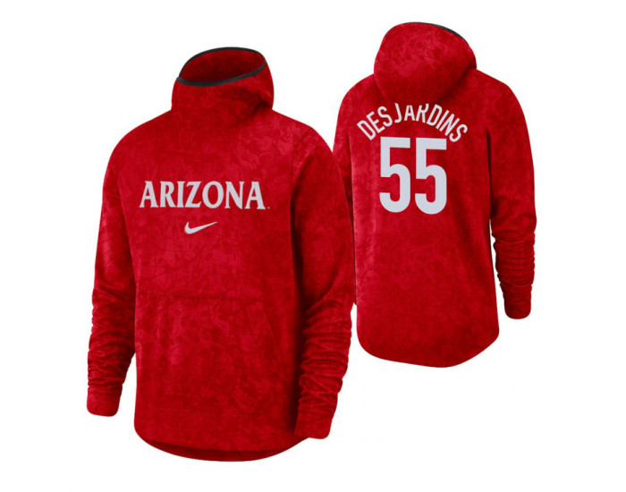 Arizona Wildcats Jake DesJardins Red Basketball Spotlight Pullover Hoodie