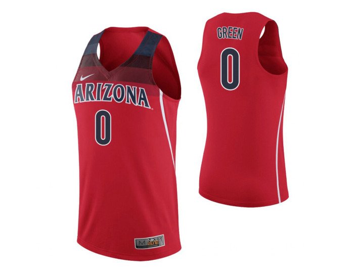 Youth Arizona Wildcats #0 Josh Green Red Authentic College Basketball Jersey