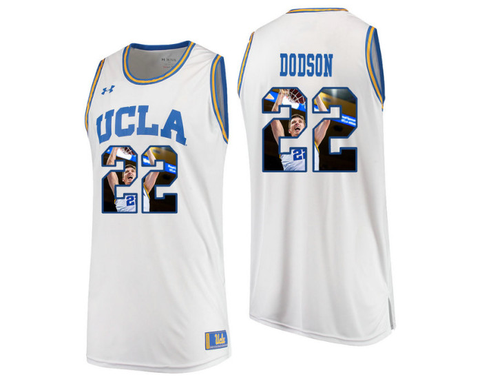 UCLA Bruins #22 Armani Dodson Authentic College Basketball Jersey White