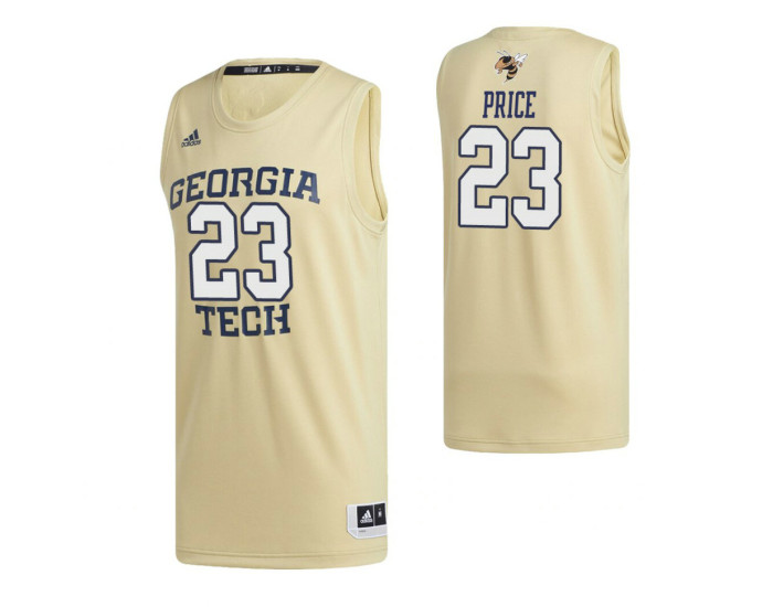 Georgia Tech Yellow Jackets 23 Asanti Price Swingman Jersey Gold