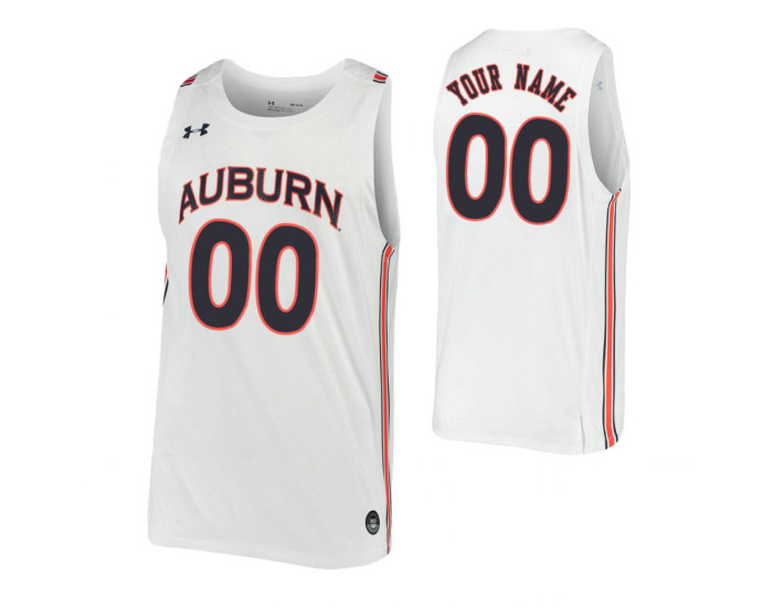 Auburn Tigers Replica Custom Jersey White