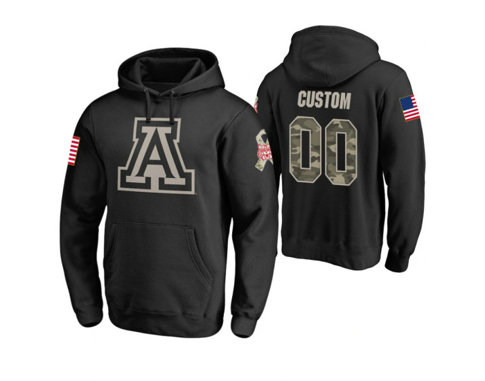 Michigan State Spartans #00 Custom Men's Black College Basketball Hoodie