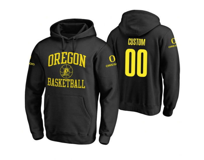 Colorado Buffaloes #00 Custom Men's Black College Basketball Hoodie