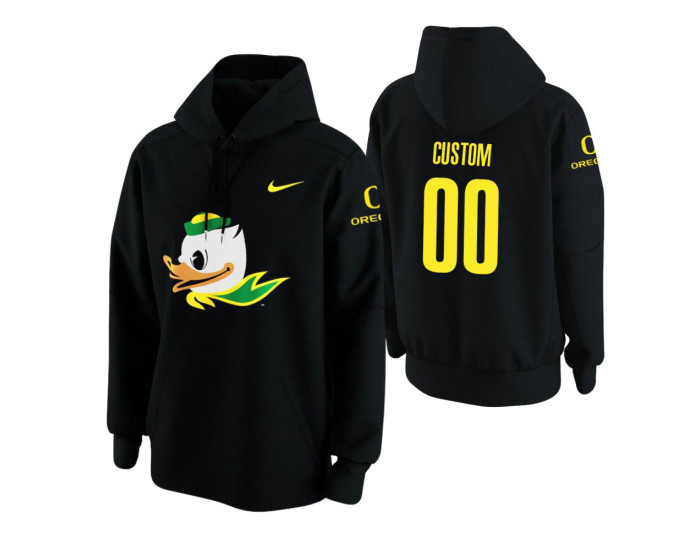 Michigan State Spartans #00 Custom Men's Black College Basketball Hoodie