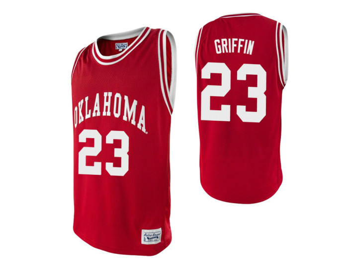 Youth Oklahoma Sooners #23 Blake Griffin Crimson Replica College Basketball Jersey