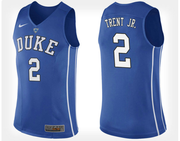 Duke Blue Devils #2 Quinn Cook Blue Home Authentic College Basketball Jersey