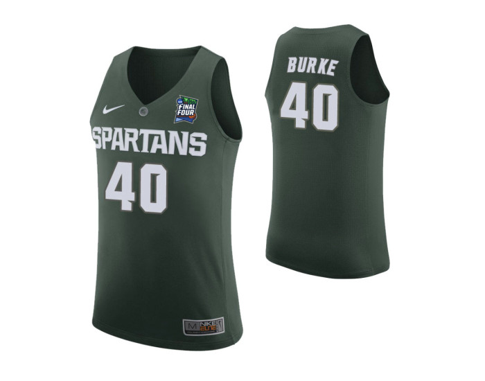 Braden Burke Michigan State Spartans Green 2019 Final Four Authentic College Basketball Jersey