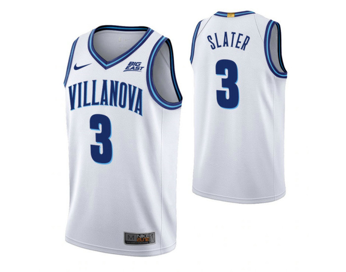 Villanova Wildcats Brandon Slater White Home Replica College Basketball Jersey