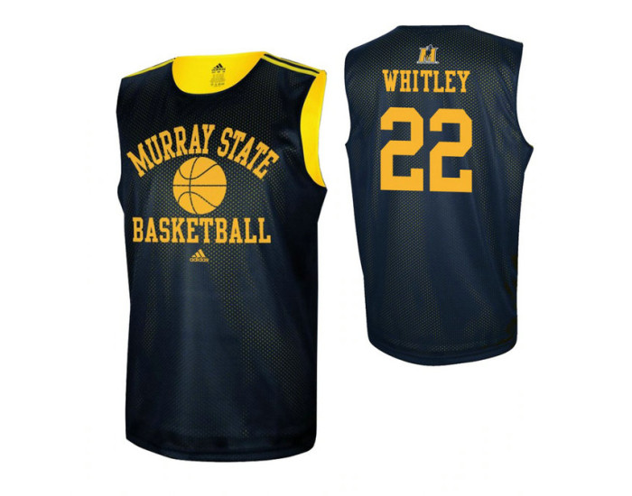 Youth Murray State Racers Brion Whitley Practice Replica College Basketball Jersey Navy Blue