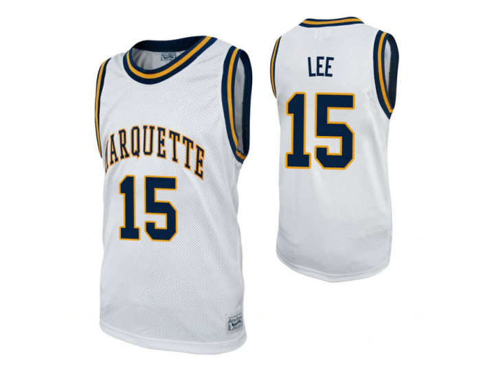 Youth Marquette Golden Eagles #15 Butch Lee White Authentic College Basketball Jersey