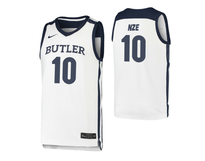 Youth Butler Bulldogs Bryce Nze Authentic College Basketball Jersey White