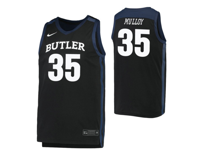 Youth Butler Bulldogs #35 John-Michael Mulloy Black Authentic College Basketball Jersey