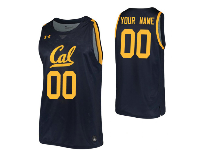 California Golden Bears Replica Custom Jersey Navy