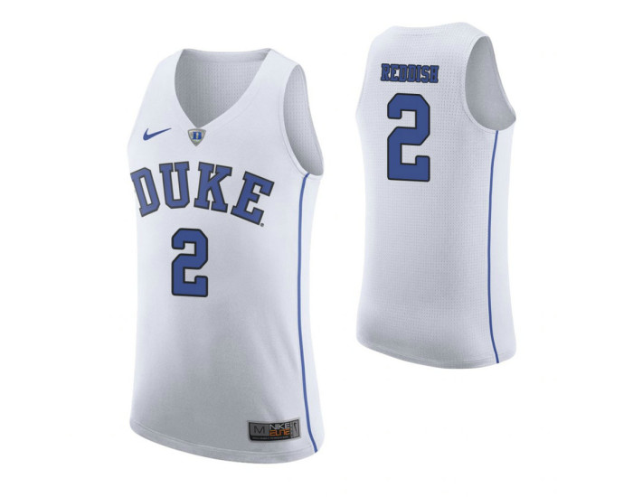 Duke Blue Devils #2 Cam Reddish Authentic College Basketball Jersey White
