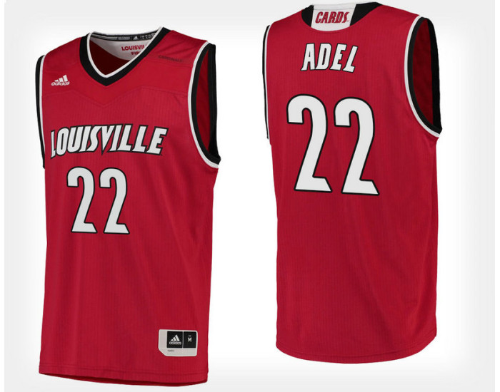 Youth Louisville Cardinals #22 Deng Adel Red Home Authentic College Basketball Jersey