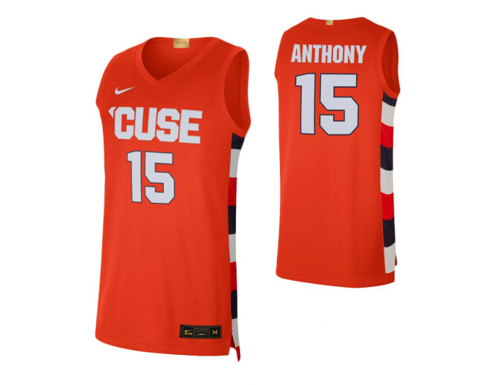 Youth Syracuse Orange 15 Carmelo Anthony Alumni Limited Replica College Basketball Jersey Orange